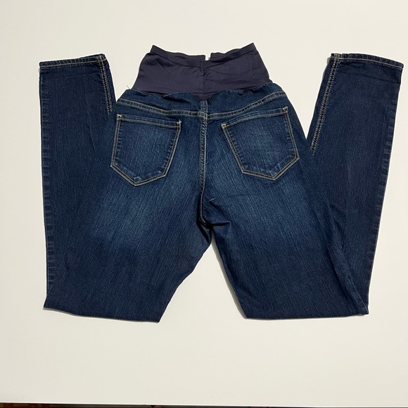 Old Navy Maternity Skinny Blue Jeans Size 4 Regular - Picture 5 of 8